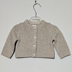 NWT BABYGAP Multi-Colored Metallic Cardigan